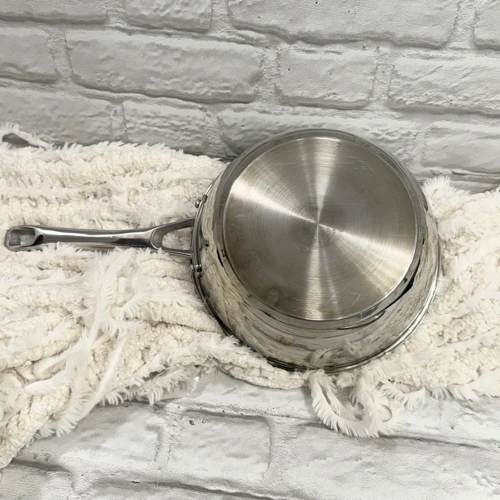 Cuisinart 3 QT/2.8 L Stainless Steel Saute Stir-fry Pan With Lid Induction Ready